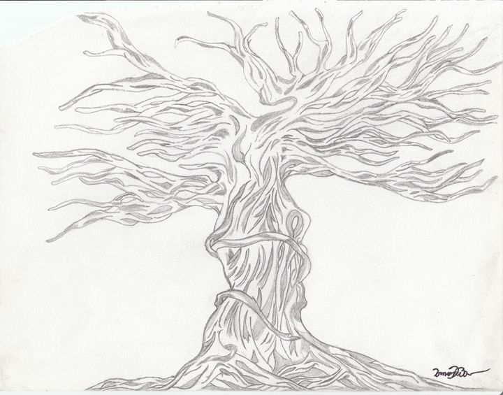 Tree Of Life Pencil Drawing at PaintingValley.com | Explore collection ...