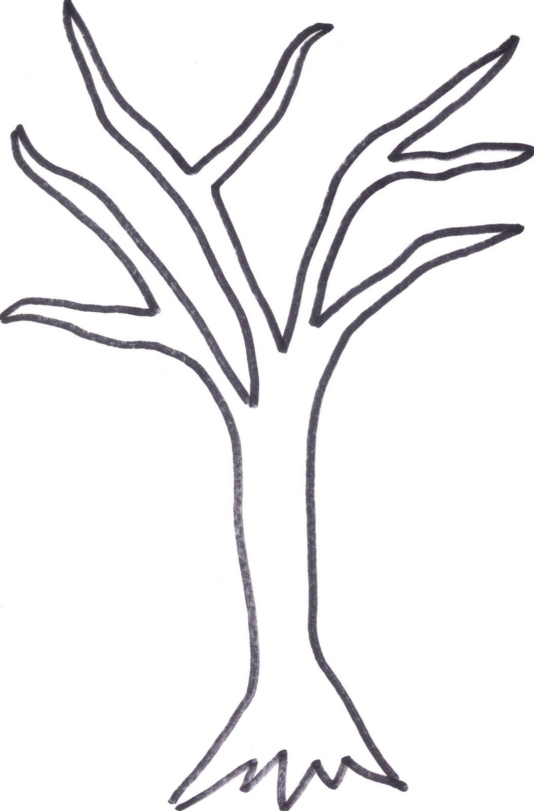 Tree Outline Drawing at PaintingValley.com | Explore collection of Tree