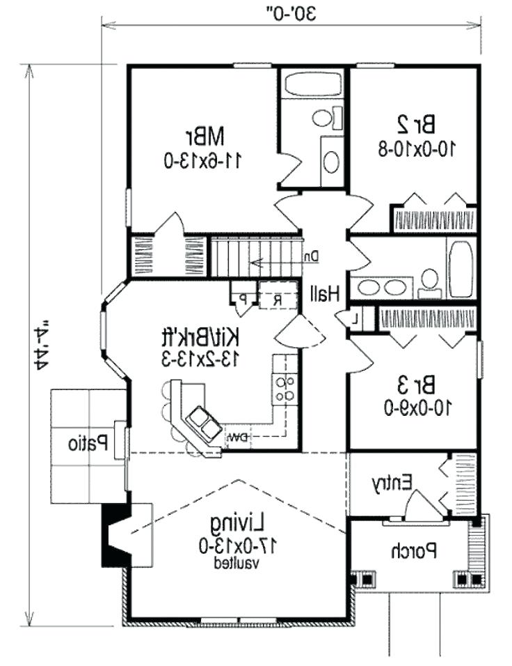 736x956 House Site Plan - Tree Plan Drawing