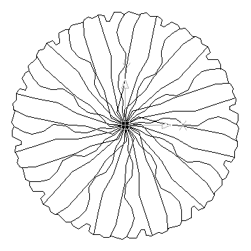 360x360 Autocad Drawing Tree Cup Dwg - Tree Plan Drawing