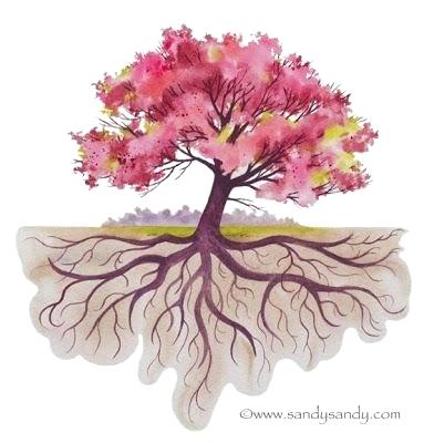 392x400 drawing tree roots how to draw trees with pencil tree roots - Tree Roots Drawing