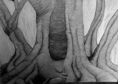 386x276 Bbc - Tree Roots Drawing