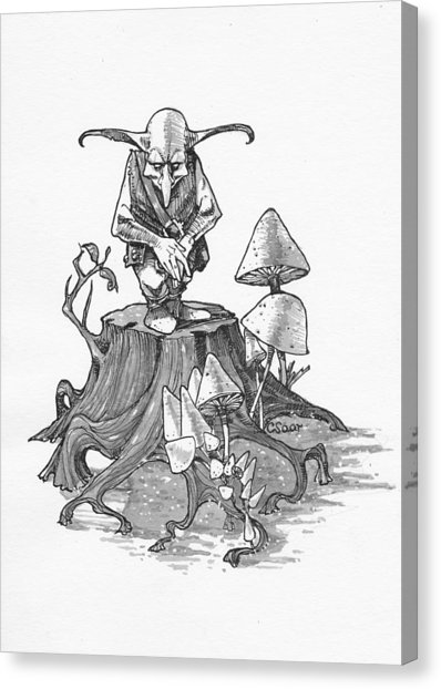 398x622 A Troll On A Tree Stump Drawing - Tree Stump Drawing