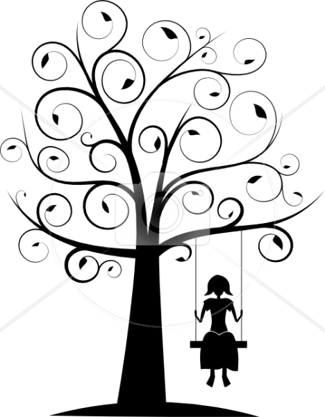 468x600 Tree Swing Image Download Huge Freebie! Download For Powerpoint - Tree Swing Drawing