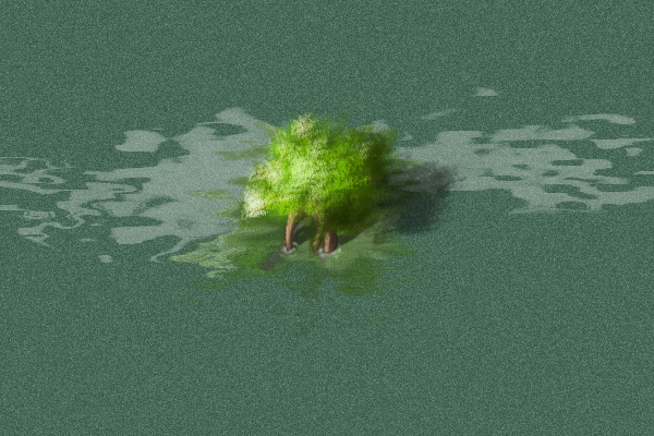 600x400 How To Draw Top Down Swamp Tree - Tree Top Drawing