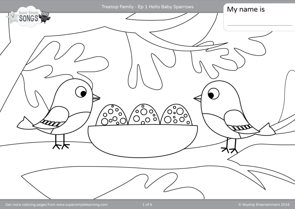 1024x724 Treetop Family Coloring Pages - Tree Top Drawing