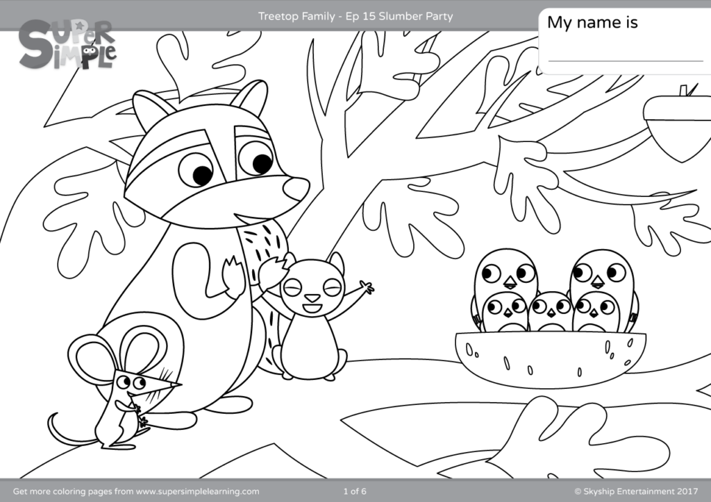1024x724 Treetop Family Coloring Pages - Tree Top Drawing
