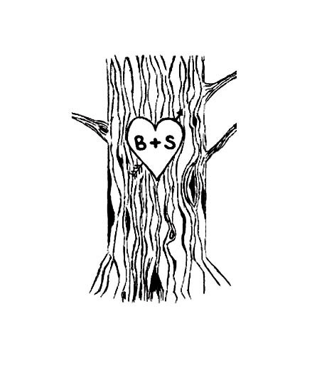 453x528 Tree Trunk Drawing Clipart - Tree Trunk Line Drawing