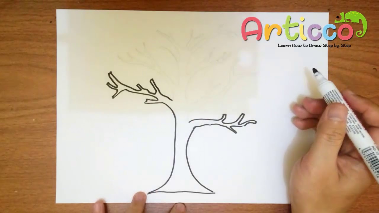 Tree Without Leaves Drawing at PaintingValley.com | Explore collection ...