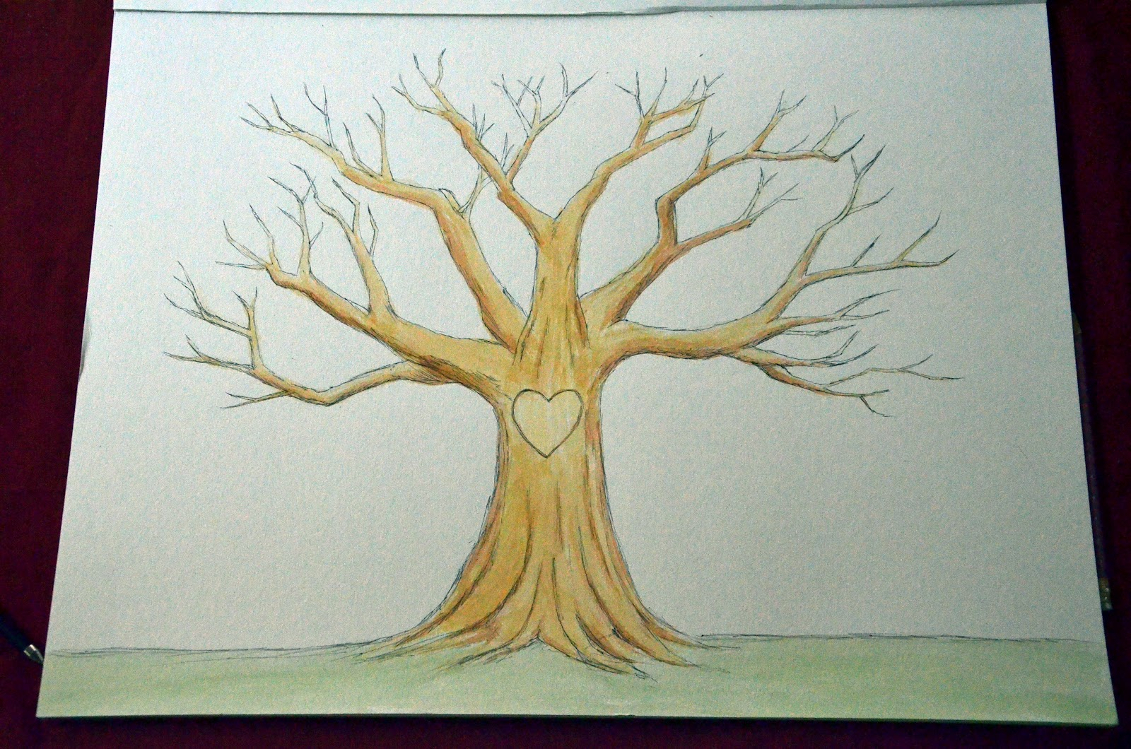 Tree Without Leaves Drawing at