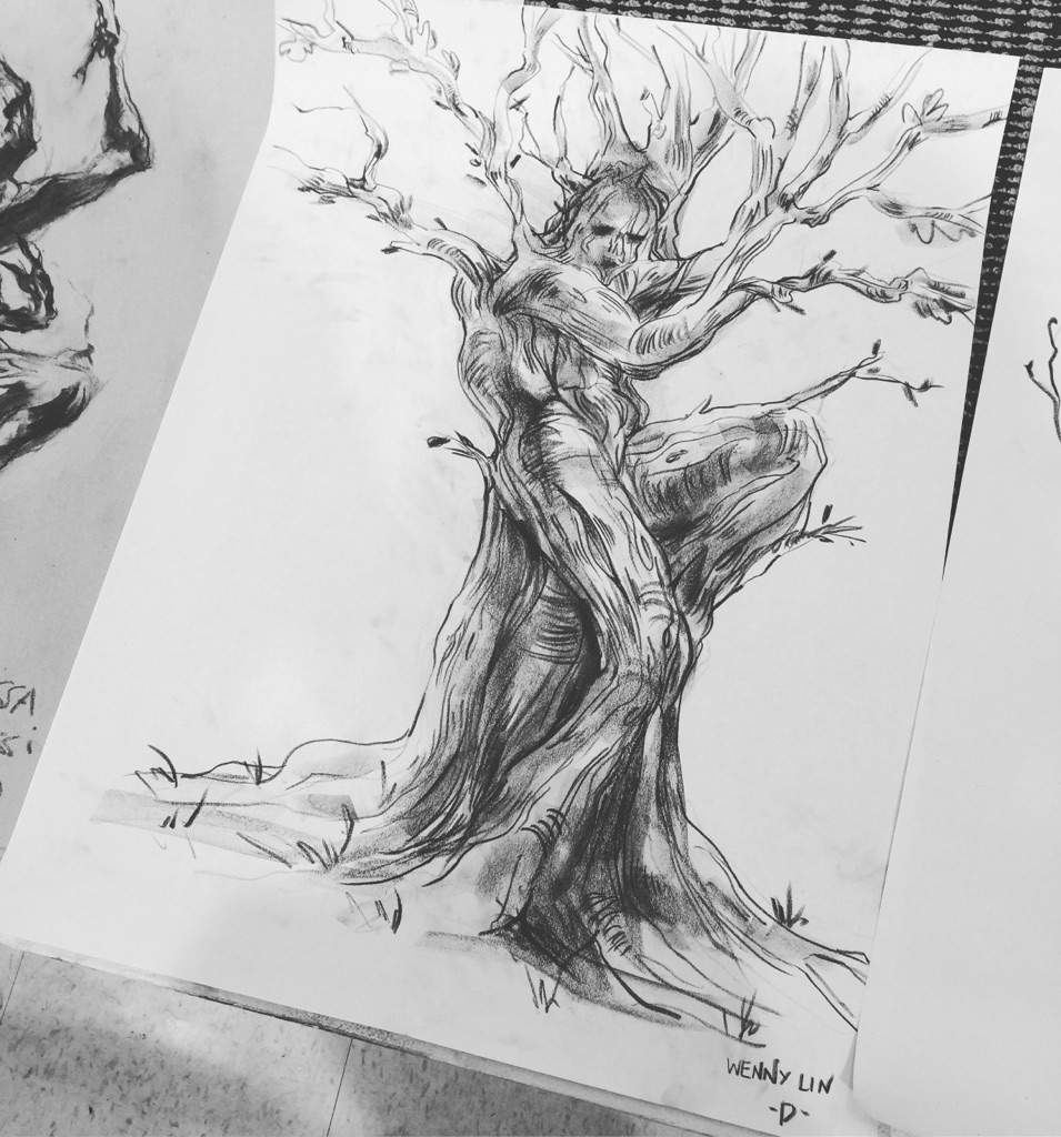 Tree Woman Drawing at Explore collection of Tree