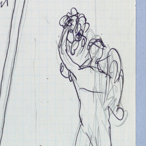 300x300 Drawing, Garden Trellis With Sculpture, Images Objects - Trellis Drawing