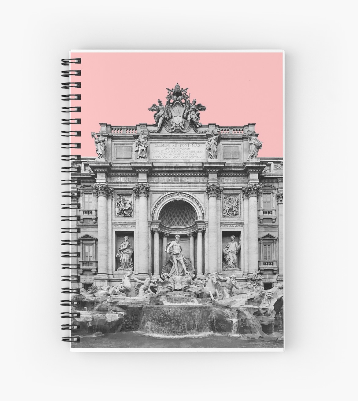 1171x1313 rome di trevi fountain spiral notebooks - Trevi Fountain Drawing