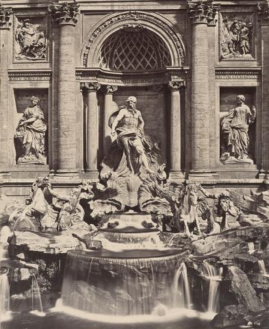 393x480 the trevi fountain city of the soul rome and the romantics - Trevi Fountain Drawing