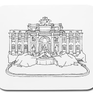 190x190 edition z rome trevi fountain - Trevi Fountain Drawing