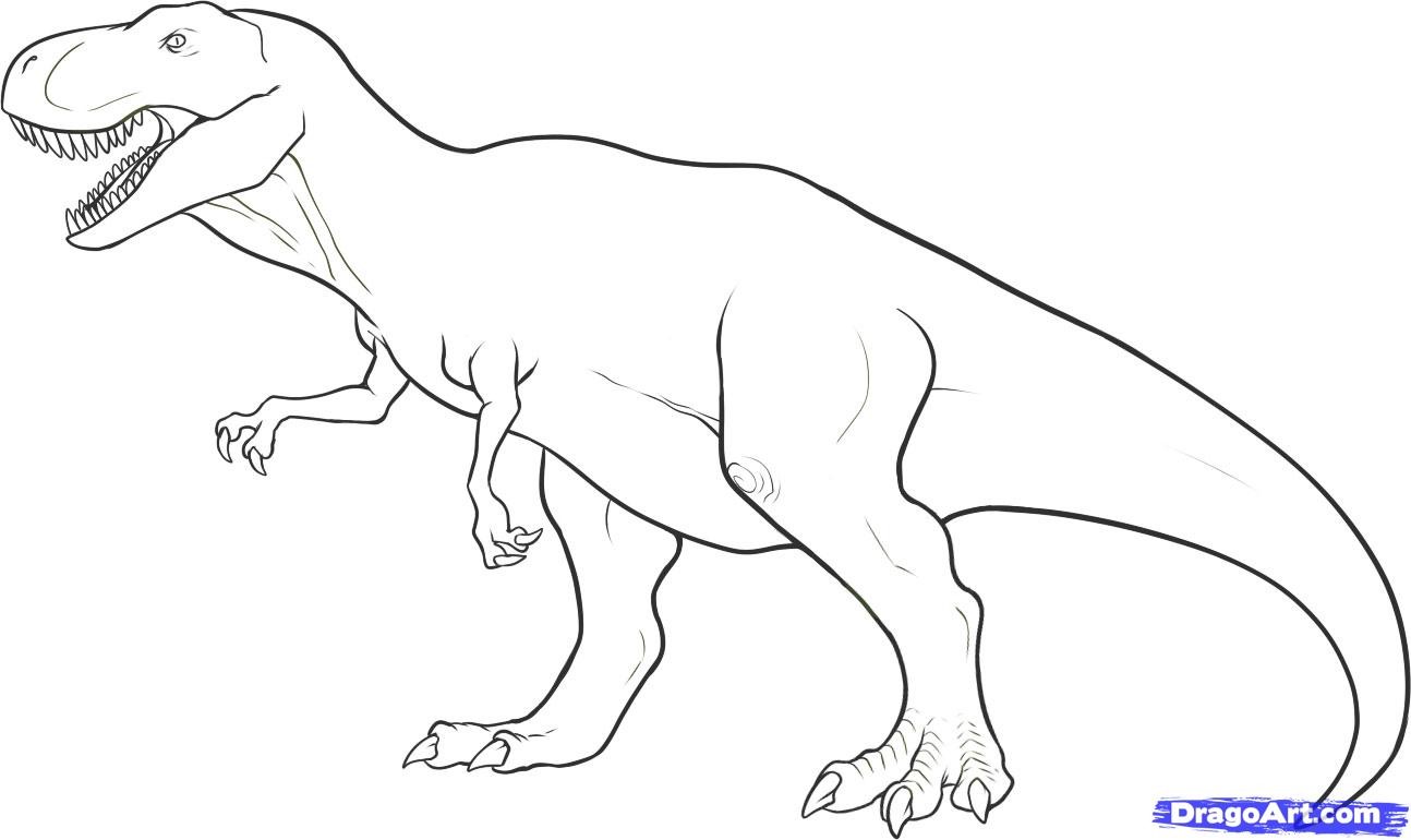 1294x770 coloring pages t rex drawing at getdrawings com free - Trex Drawing
