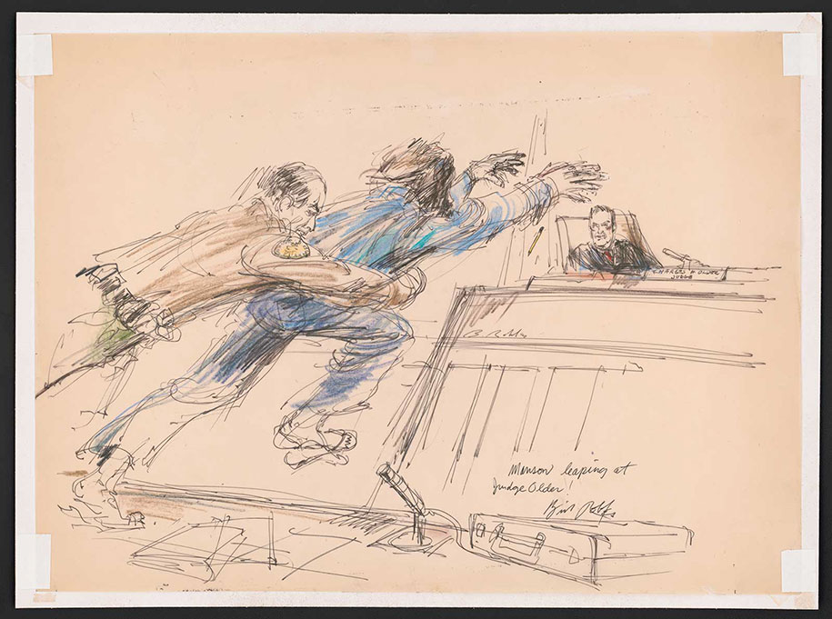 915x681 rare courtroom sketches from most infamous trials where no - Trial Drawing