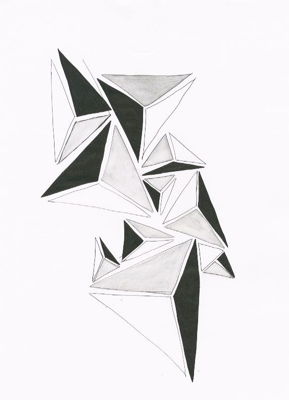572x790 geometric design potential thing to sketch up geometric art - Triangle Design Drawing