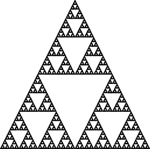 502x501 Fractals You Can Draw - Triangle Drawing