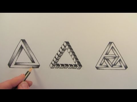 480x360 how to draw the impossible triangle in different ways narrated - Triangle Drawing