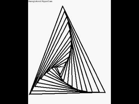 480x360 how to draw the illusion triangle - Triangle Illusion Drawing