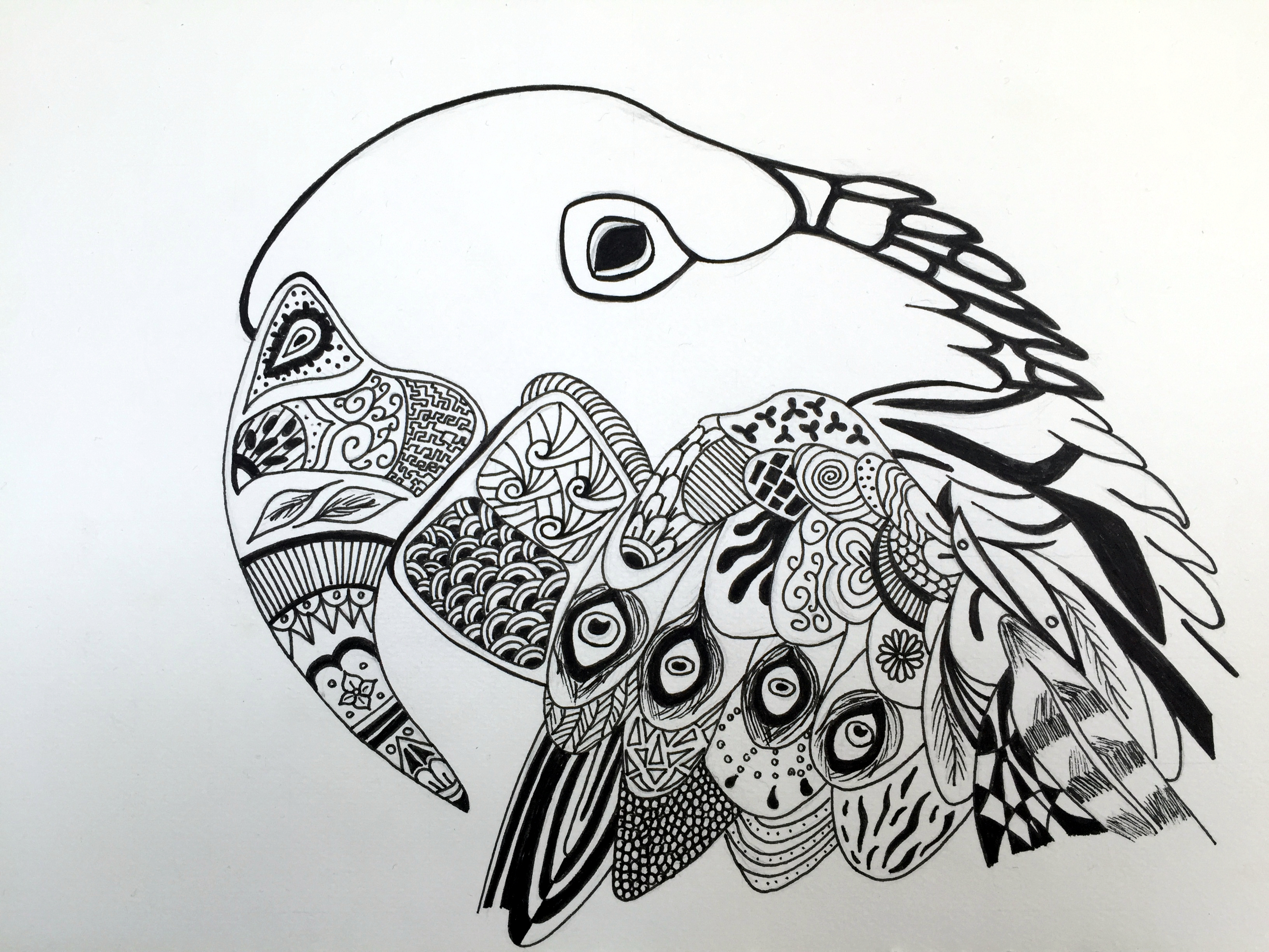 3264x2448 Tribal Art Part Ii Mcl Artwork - Tribal Art Drawing