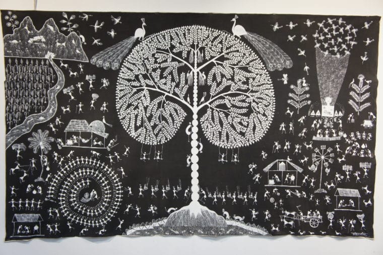 760x506 Tribal Art In Mumbai Creating Your Own Warli Art Story - Tribal Art Drawing