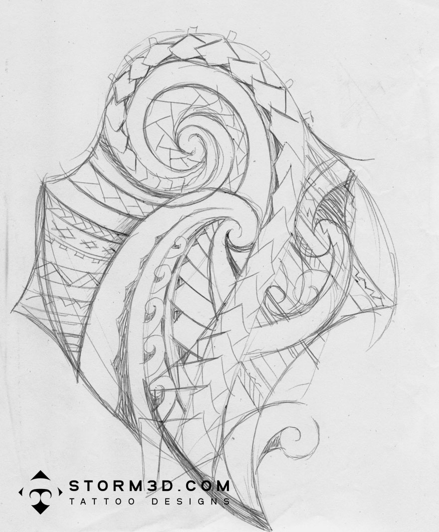 880x1065 maori inspired tattoo designs and tribal tattoos images october - Tribal Designs Drawings