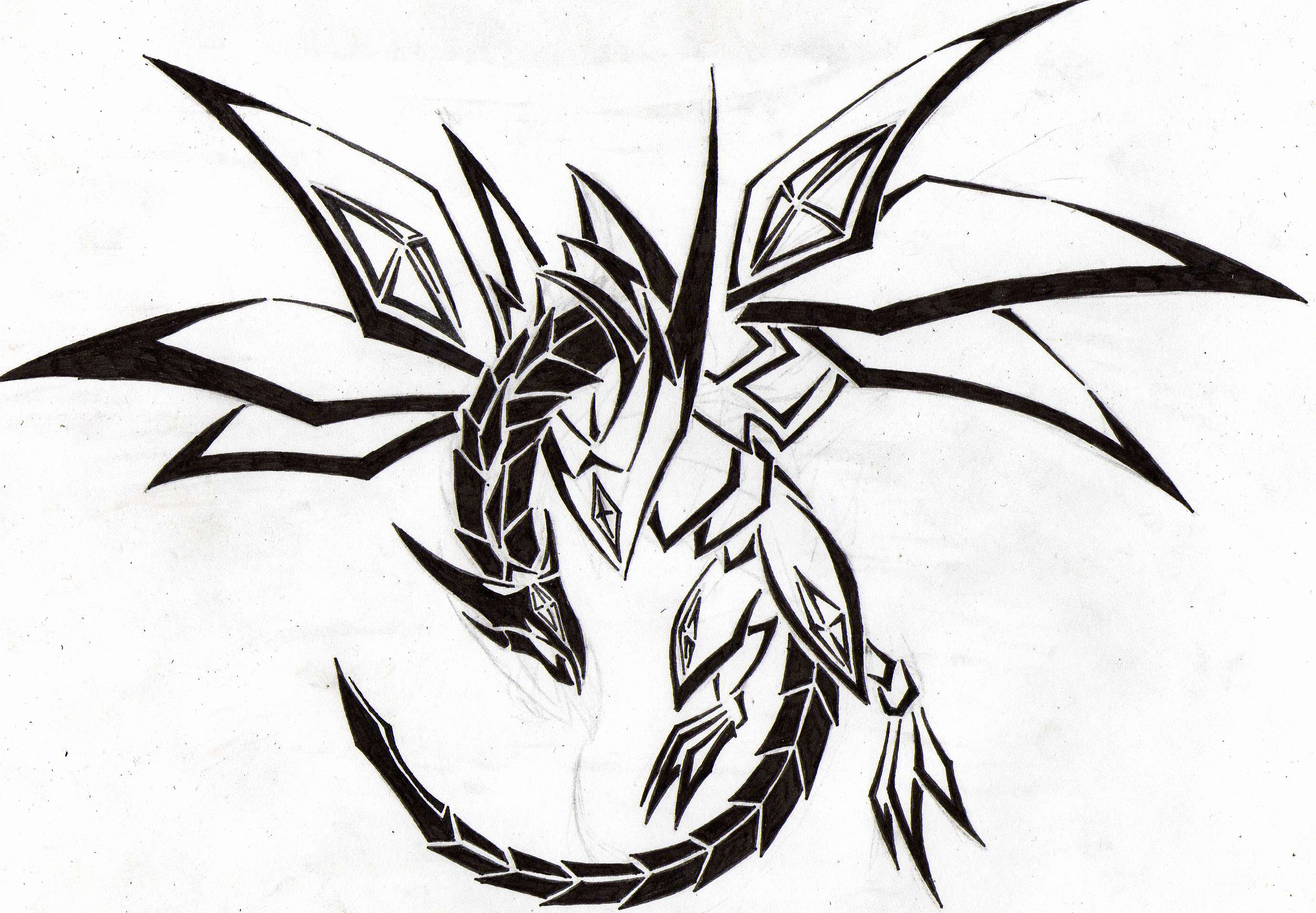 2759x1913 how to draw tribal dragon art minimalist how to draw tribal - Tribal Dragon Drawing