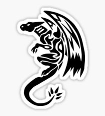 210x230 Tribal Dragon Drawing Stickers Redbubble - Tribal Dragon Drawing