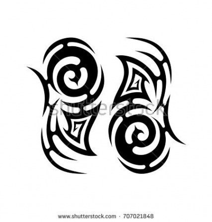 427x446 Tribal Wolf Drawing Elegant Simple Tattoo Designs To Draw Ideas - Tribal Drawing Ideas
