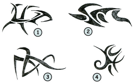 450x283 How To Draw Tribal Flames - Tribal Drawing Step By Step