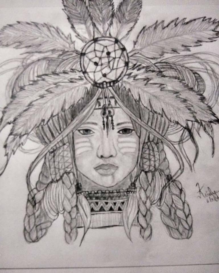 770x960 The Tribal People Drawing - Tribal Drawings