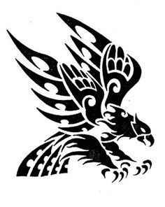 236x296 image result for tribal eagle tattoo tattoos tribal eagle - Tribal Eagle Drawing