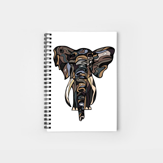 630x630 tribal elephant artsy design - Tribal Elephant Drawing