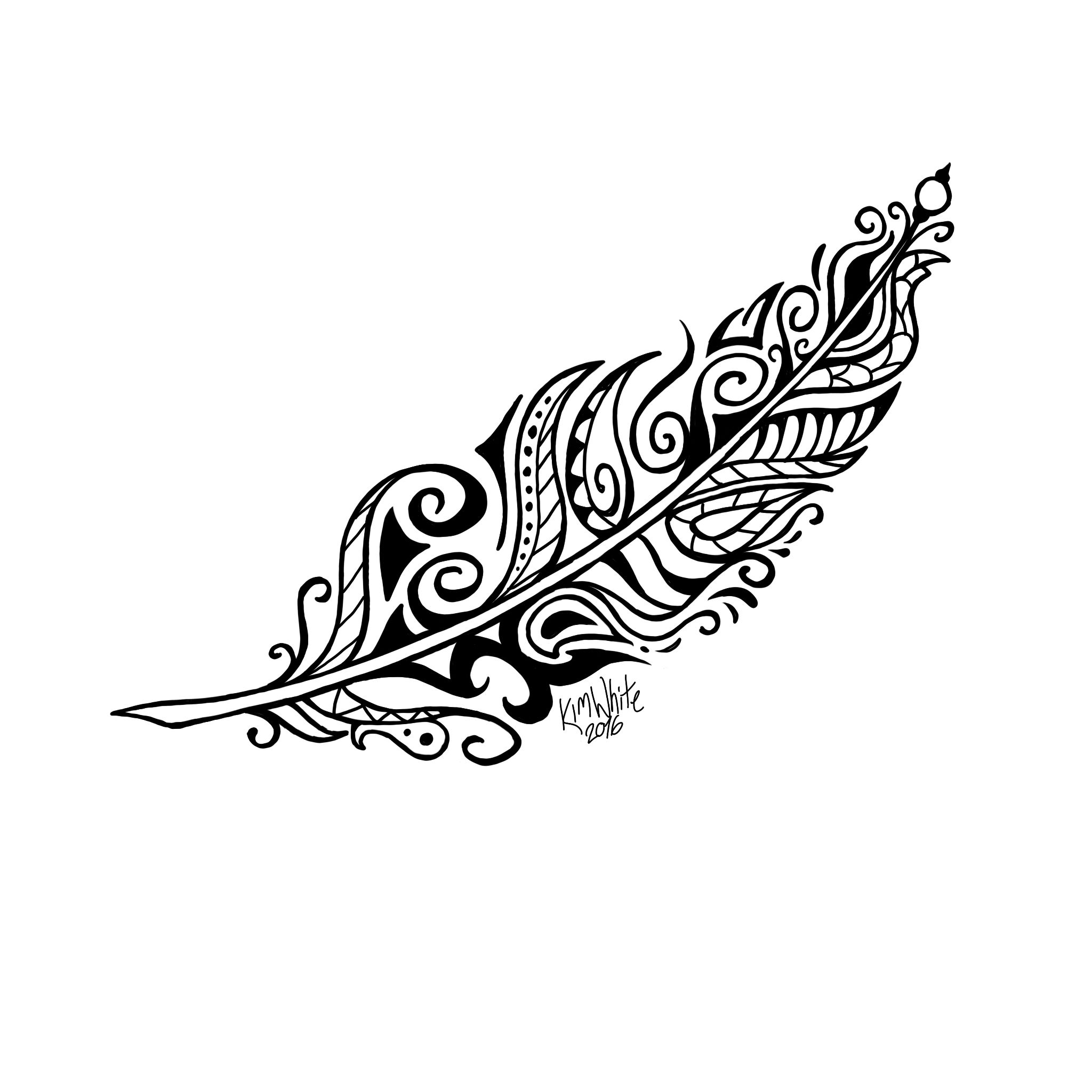 2048x2048 tribal henna feather stone art tribal feather tattoos, tribal - Tribal Feather Drawing