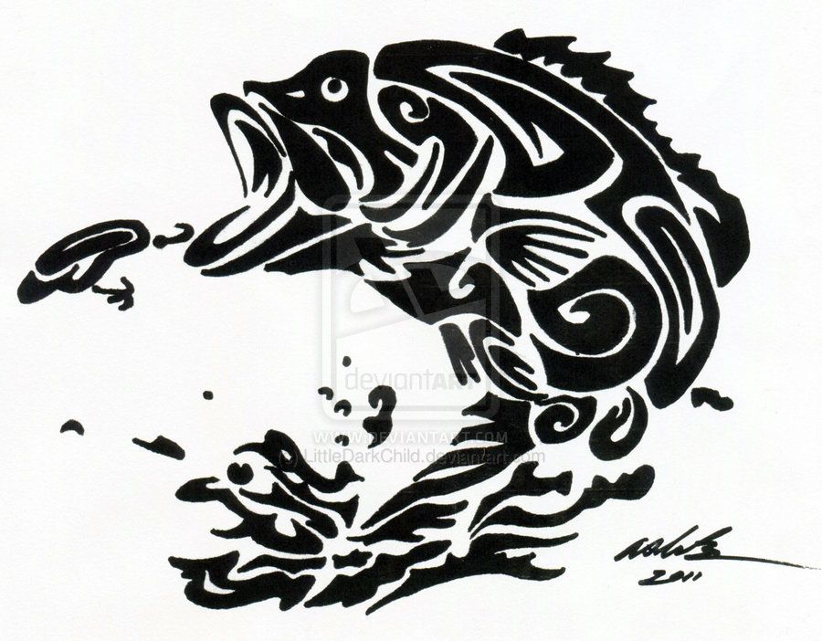 900x702 tribal fish tattoos tribal tattoo fish nice outfit inspiration - Tribal Fish Drawing