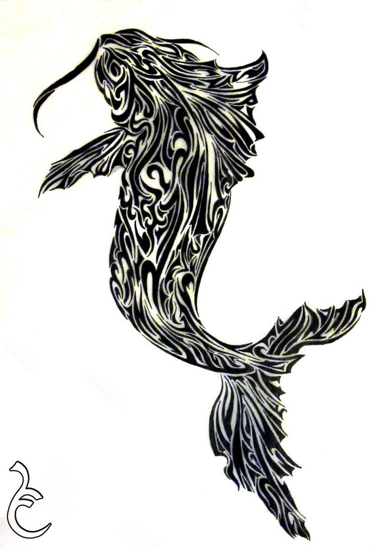 739x1080 tribal koi fish tattoo designs fish tattoo image galleries imagekb - Tribal Fish Drawing