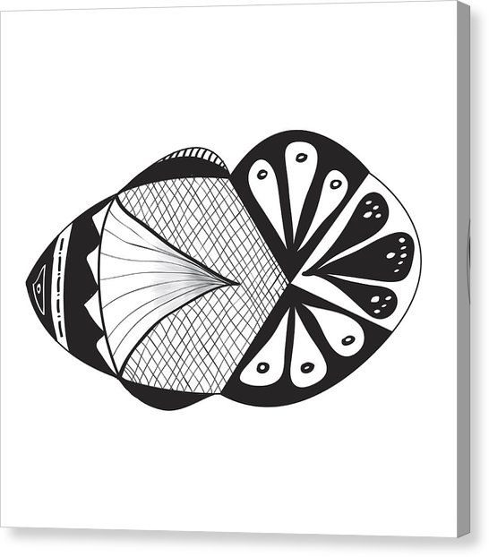 546x622 Zen Tribal Fan Fish Drawing - Tribal Fish Drawing