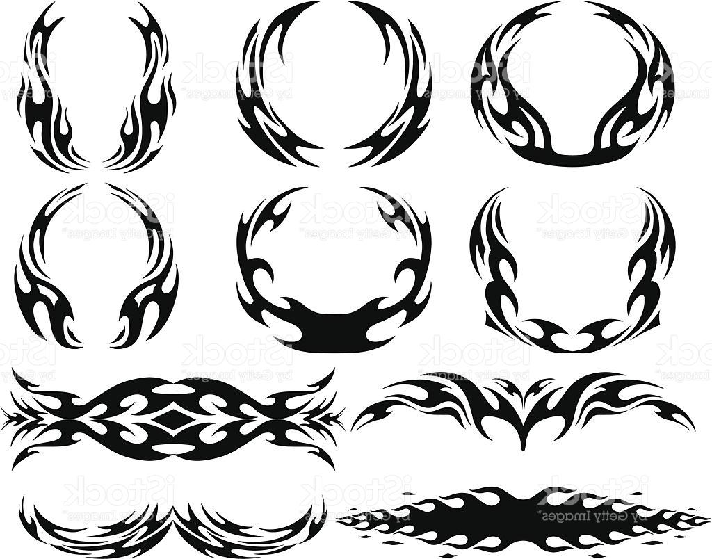 1024x804 hd tribal flame pack vector cdr - Tribal Flame Drawings