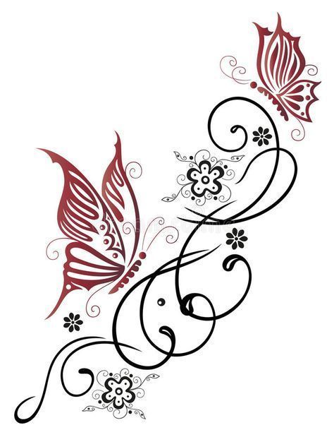 474x619 flowers drawings inspiration photo about feminine, filigree - Tribal Flower Drawing