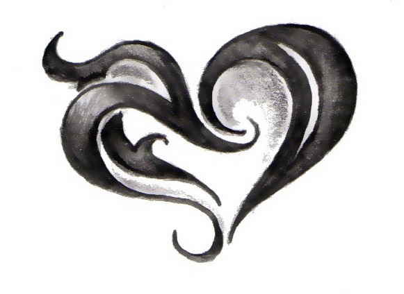 581x424 Tribal Heart - Tribal Heart Drawings