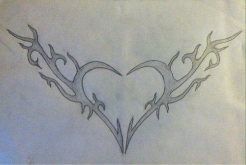 500x336 Tribal Heart Discovered - Tribal Heart Drawings
