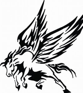 268x300 New Tribal Horse - Tribal Horse Drawing