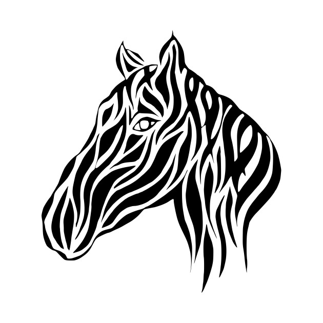630x630 Tribal Horse - Tribal Horse Drawing