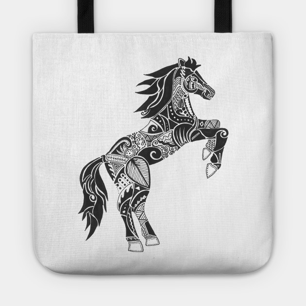 630x630 Tribal Horse - Tribal Horse Drawing