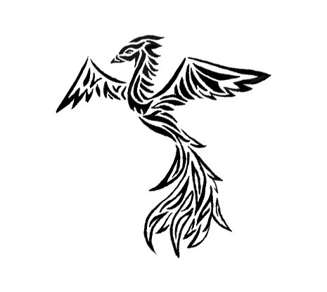 Tribal Hummingbird Drawing