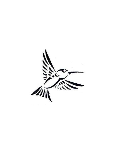 480x622 tribal hummingbird tattoos wrist ideas and designs - Tribal Hummingbird Drawing