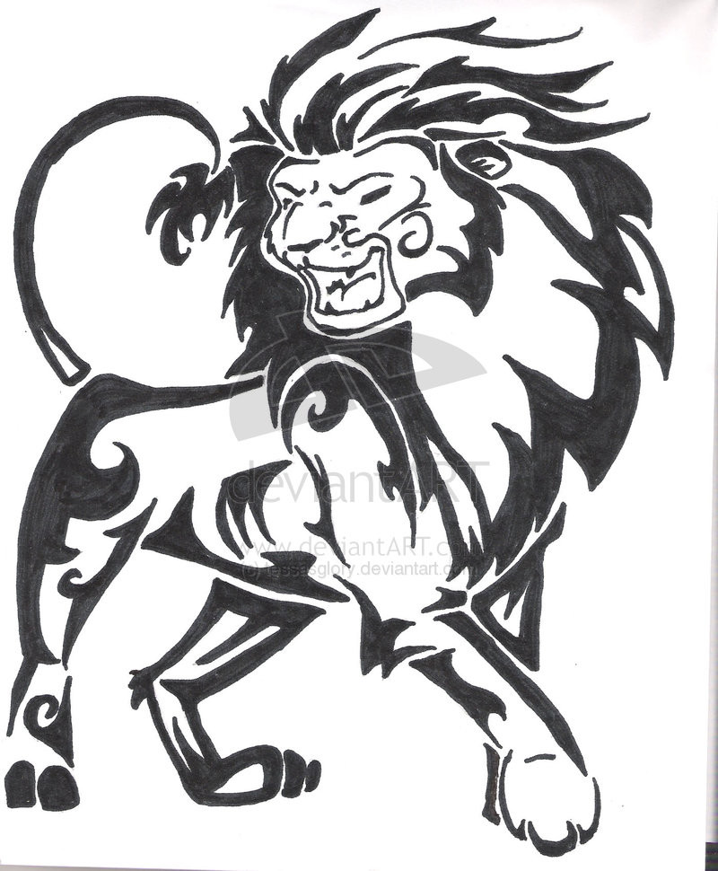 800x970 How To Draw A Tribal Lion Fresh Lion Drawing Wallpaper - Tribal Lion Drawing