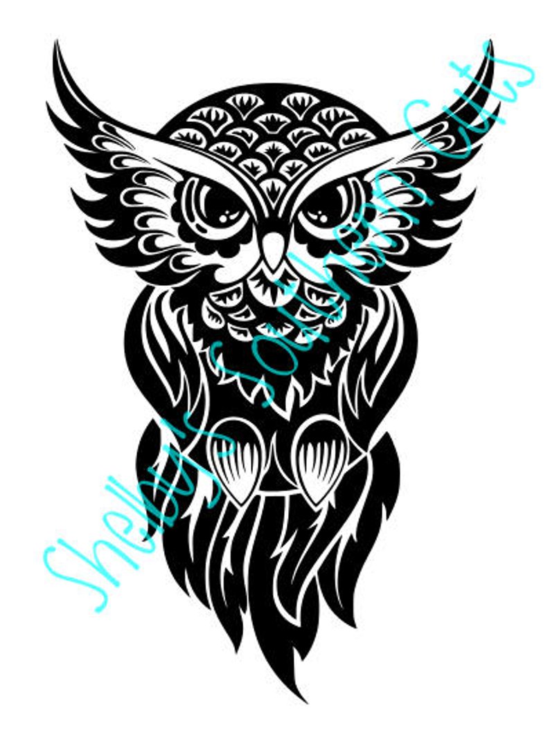 794x1065 Tribal Owl Etsy - Tribal Owl Drawing